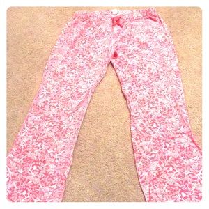 Old Navy Large Pajama Pants, Spring Print Coral
